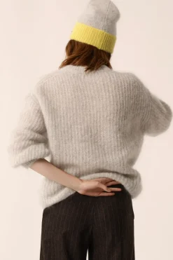 New Des Petit Hauts Pull Burma GRIS CHINE