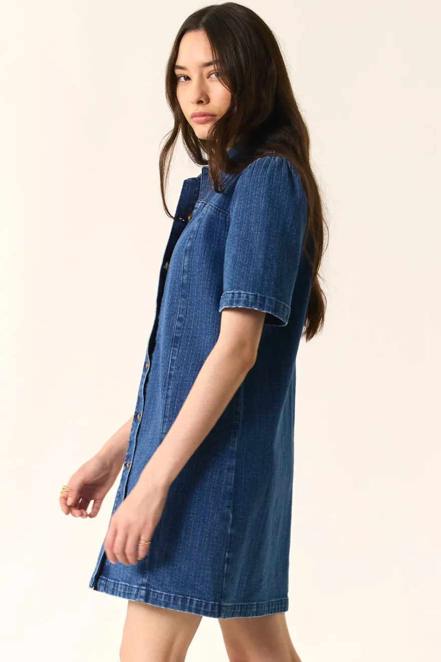 Online Des Petit Hauts Robe Loumina MIDDLE BLUE