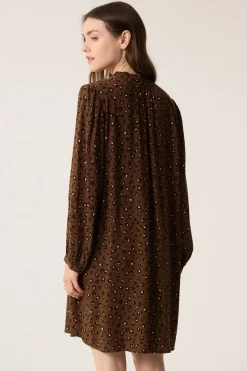 Clearance Des Petit Hauts Robe Solene LEO KAKI