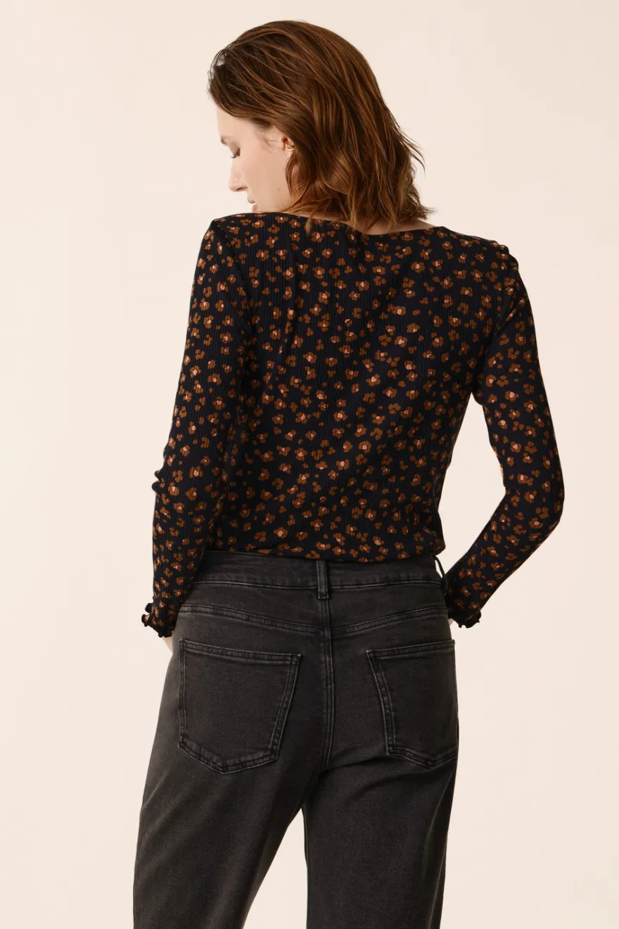 Discount Des Petit Hauts Tee-shirt Hailey LEO NOIR