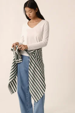 New Des Petit Hauts Tee-shirt Izolene ECRU