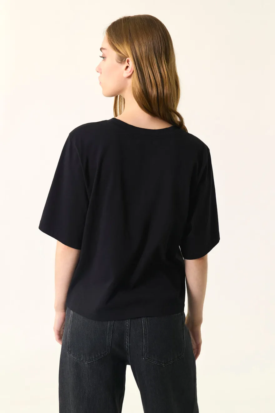 Outlet Des Petit Hauts Tee-shirt Janis NOIR