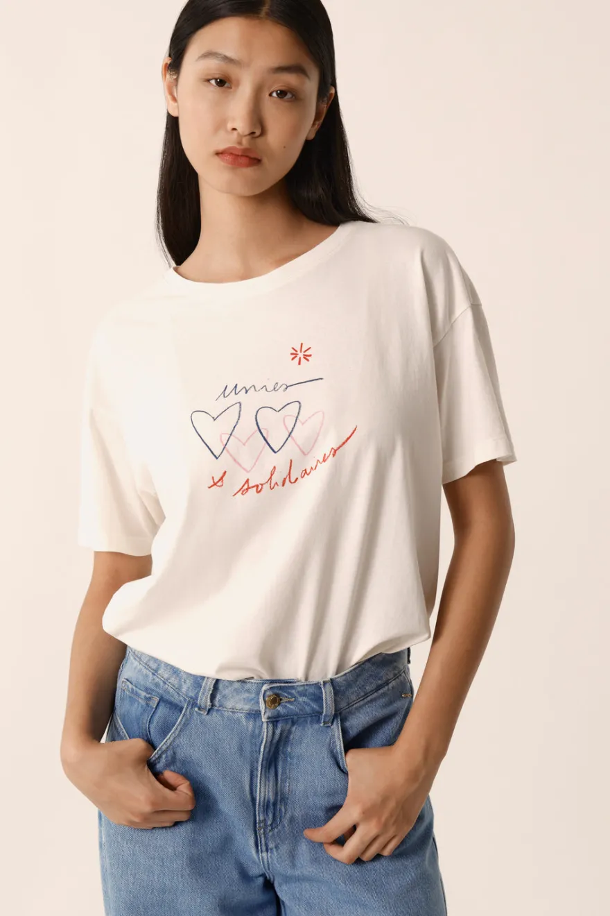 Hot Des Petit Hauts Tee-shirt Marina ECRU