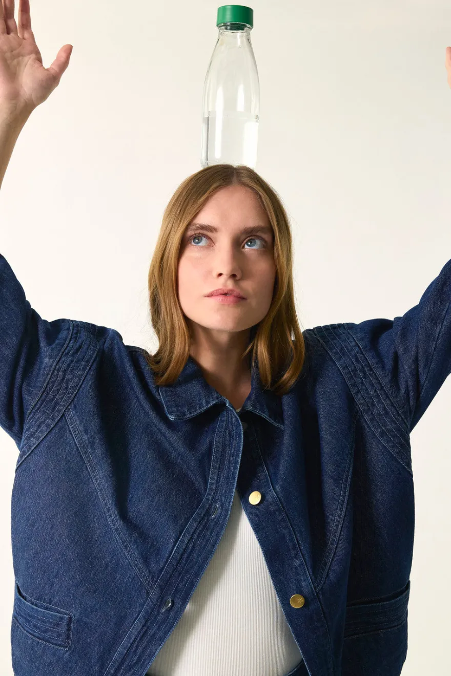 Hot Des Petit Hauts Veste Loubia INDIGO