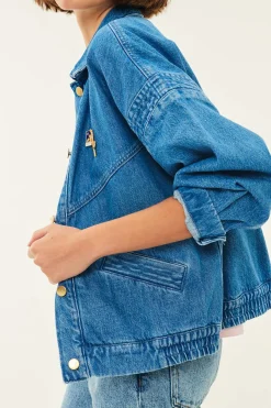 Des Petit Hauts Veste Loubia VINTAGE BLUE