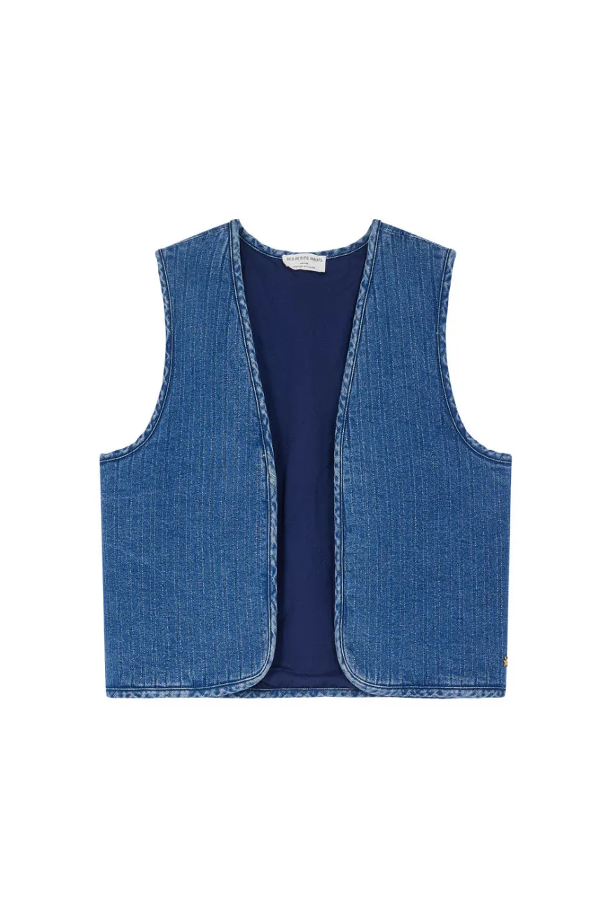 Outlet Des Petit Hauts Veste Loucy MIDDLE BLUE