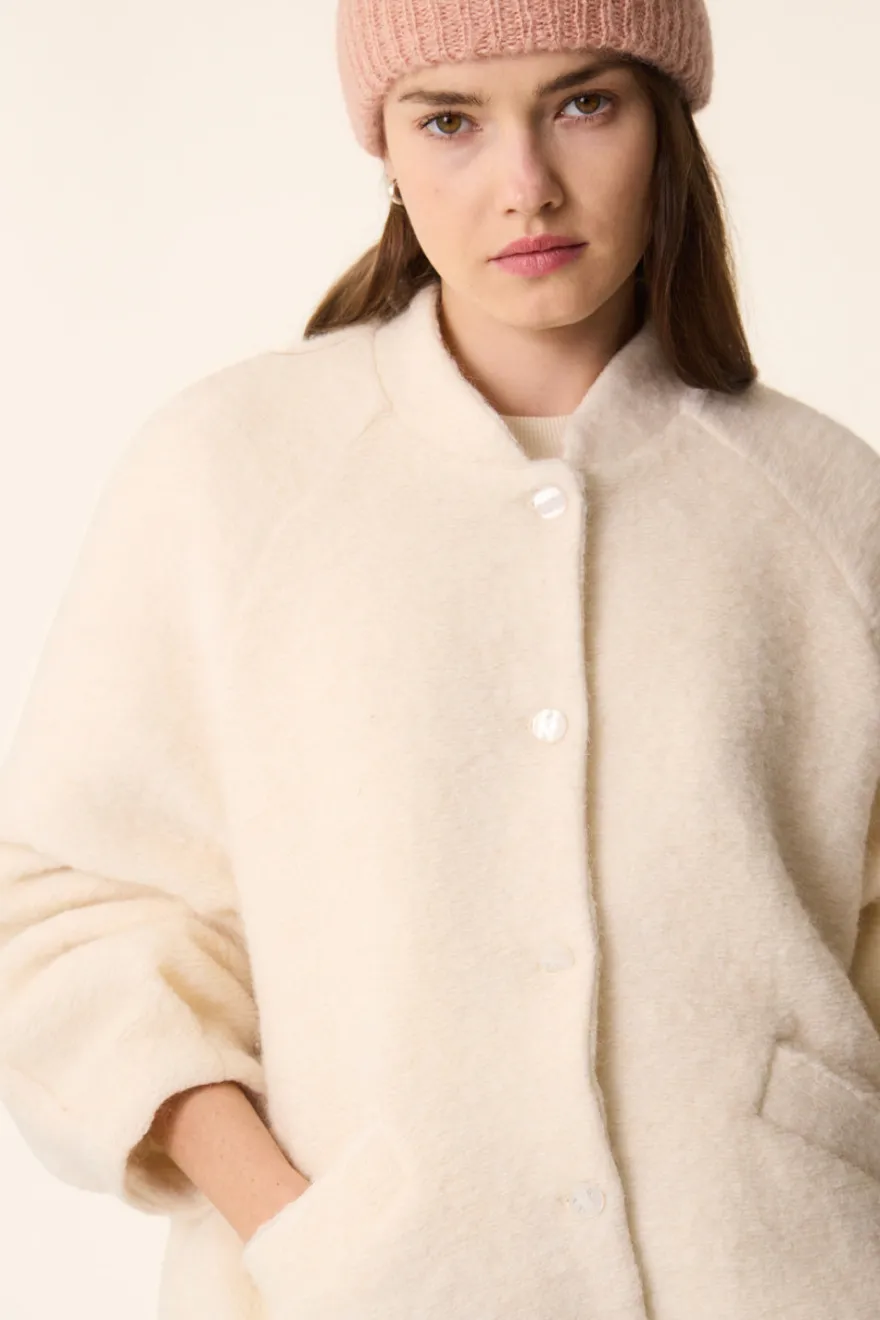 Online Des Petit Hauts Veste maille Hildou CREME