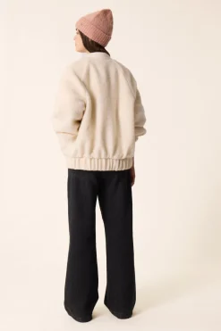 Online Des Petit Hauts Veste maille Hildou CREME