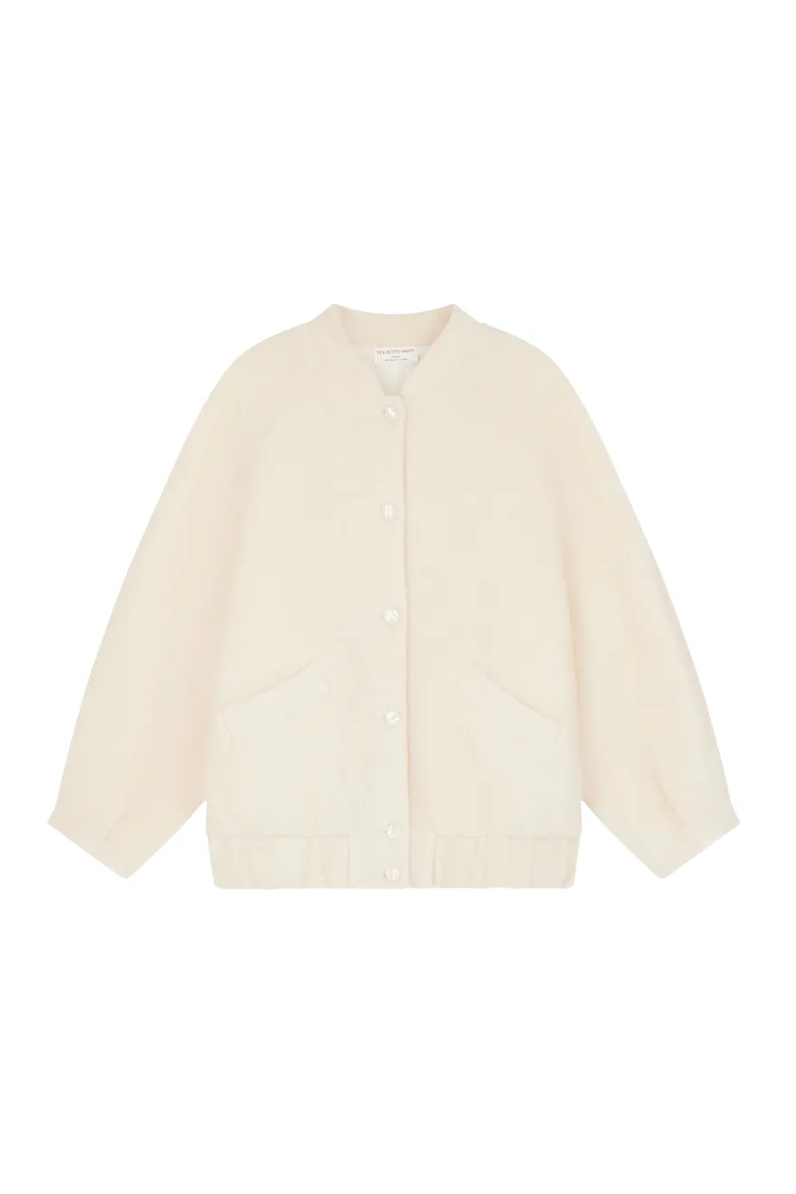Online Des Petit Hauts Veste maille Hildou CREME
