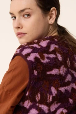 Outlet Des Petit Hauts Veste maille sans manches Kadi MANITOU BRUYERE