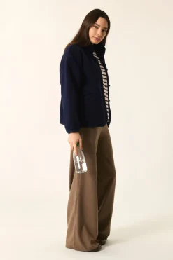 Clearance Des Petit Hauts Veste maille Zlavina MARINE