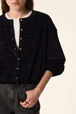 Des Petit Hauts Veste maille Zoraya NOIR